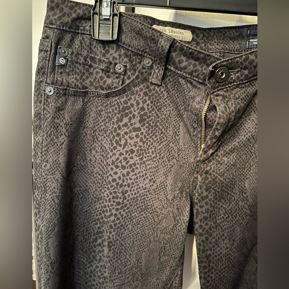 Adriano Goldschmied “The Legging” Snakeskin pattern Size 30R